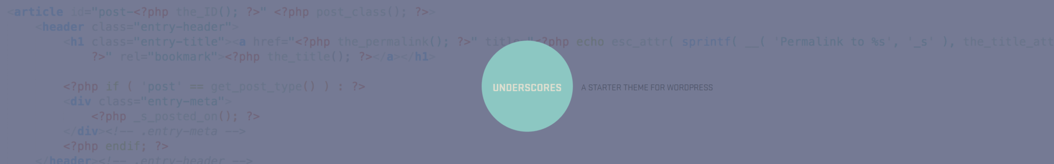 Underscores theme