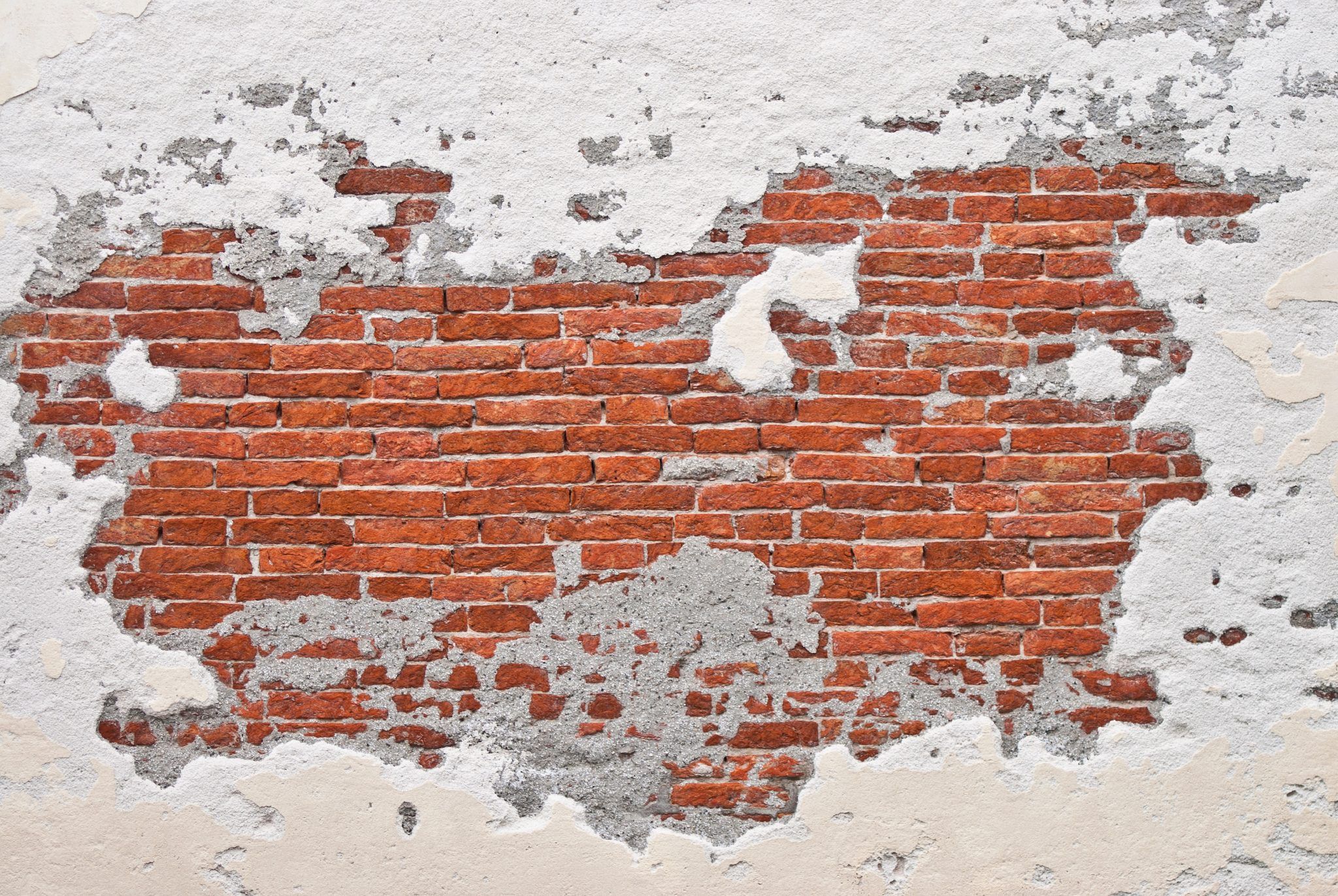 Map of USA on brick wall