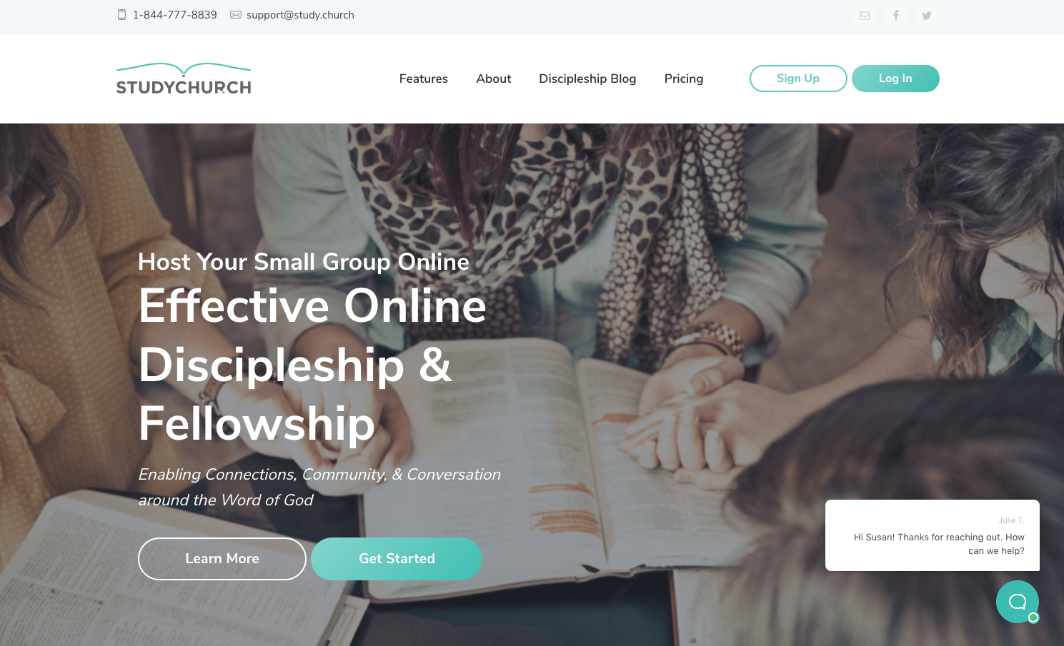 image of StudyChurch Homepage