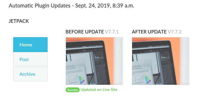 LiquidWeb Visual Comparison