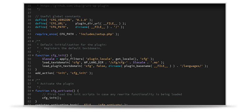 code preview